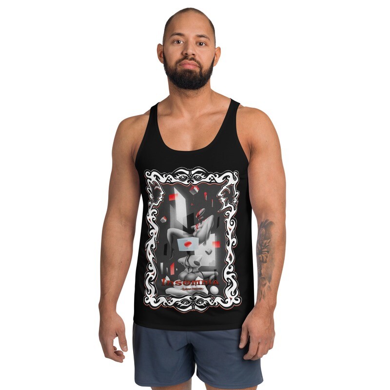 INSOMNIA Grey Kunst am Körper Men Tank-Top ‍