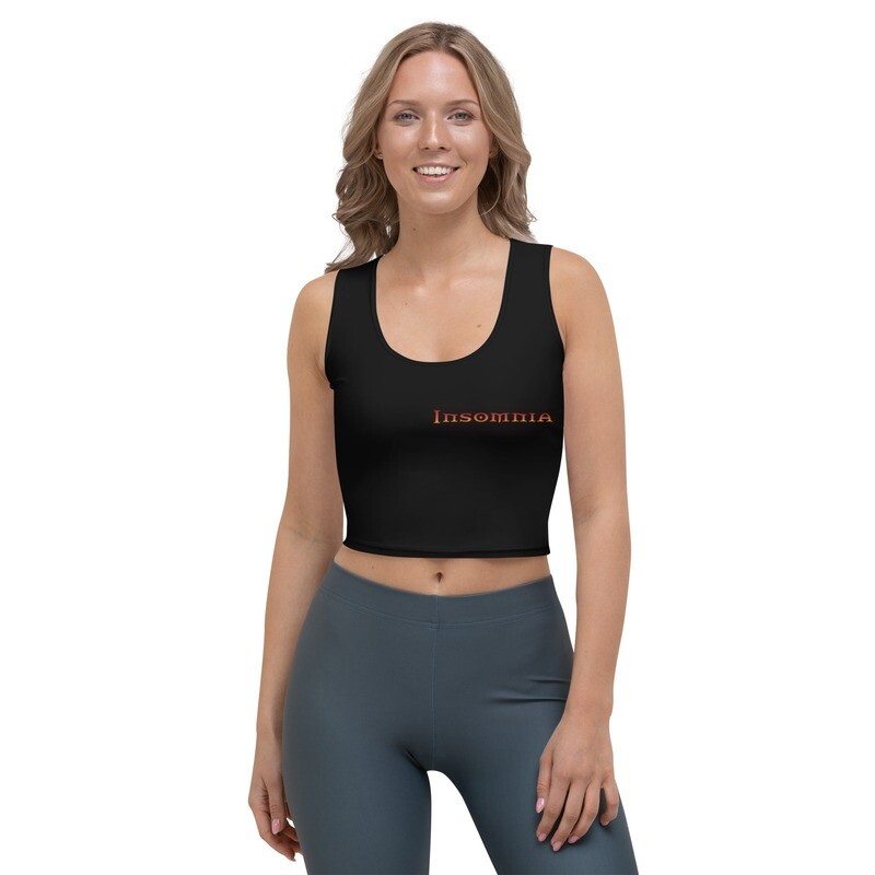 INSOMNIA Red Orange Crop Top 