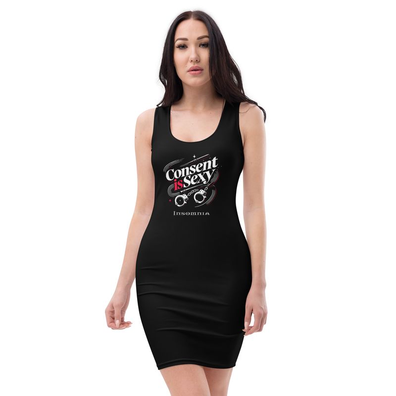 Consent is sexy! Bodycon-Kleid