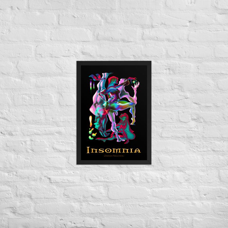 INSOMNIA Kunstdruck - Zarah Nyguyen
