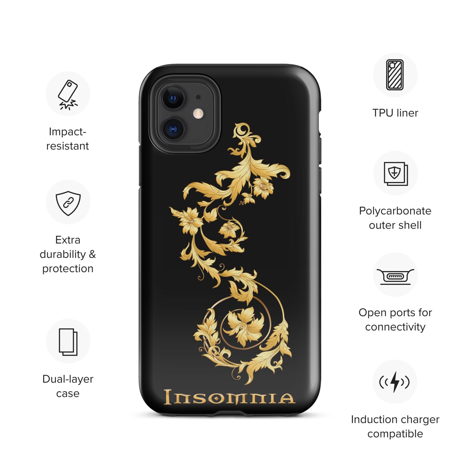 Hardcase iPhone® Handyhülle - Gold