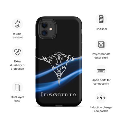 Hardcase iPhone® Handyhülle Blau Silber
