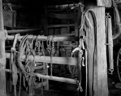 Hubbell Trading Post Tack Room - Silver Gelatin Print