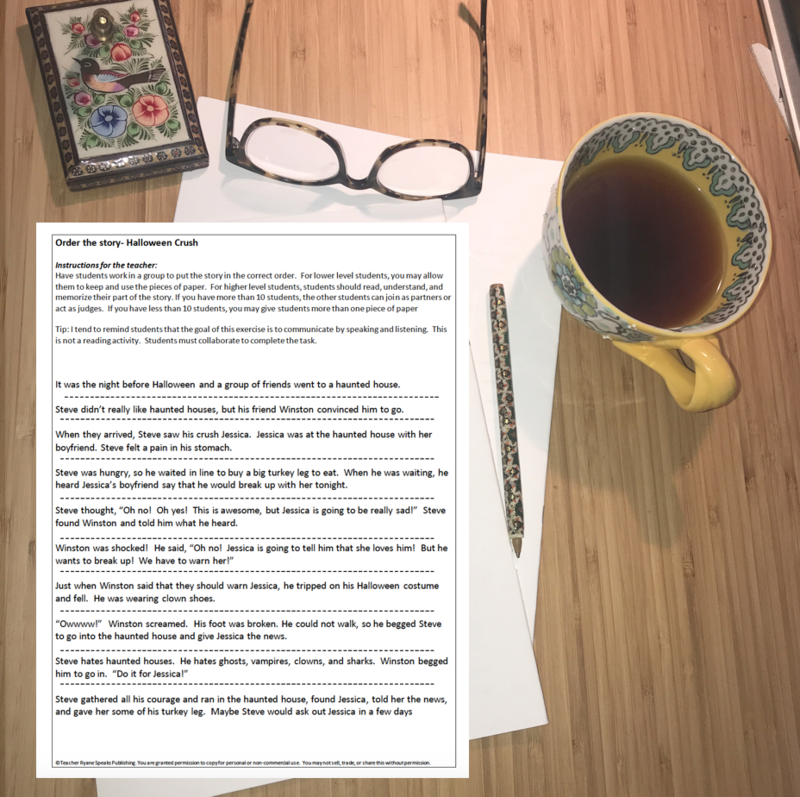 Halloween Communication Activities with Task Based Language Teaching