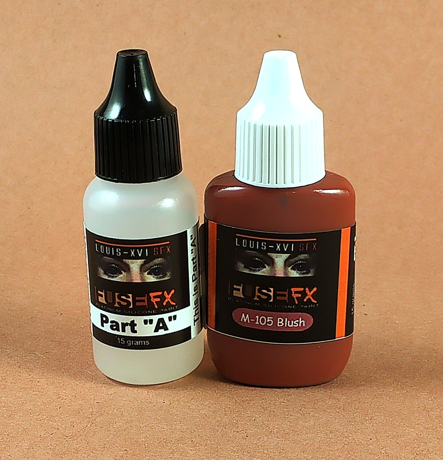 FuseFX M-Series Silicone Paints (60g Kit), Size: 30g (1oz), Colour: M-101 Olive Tan