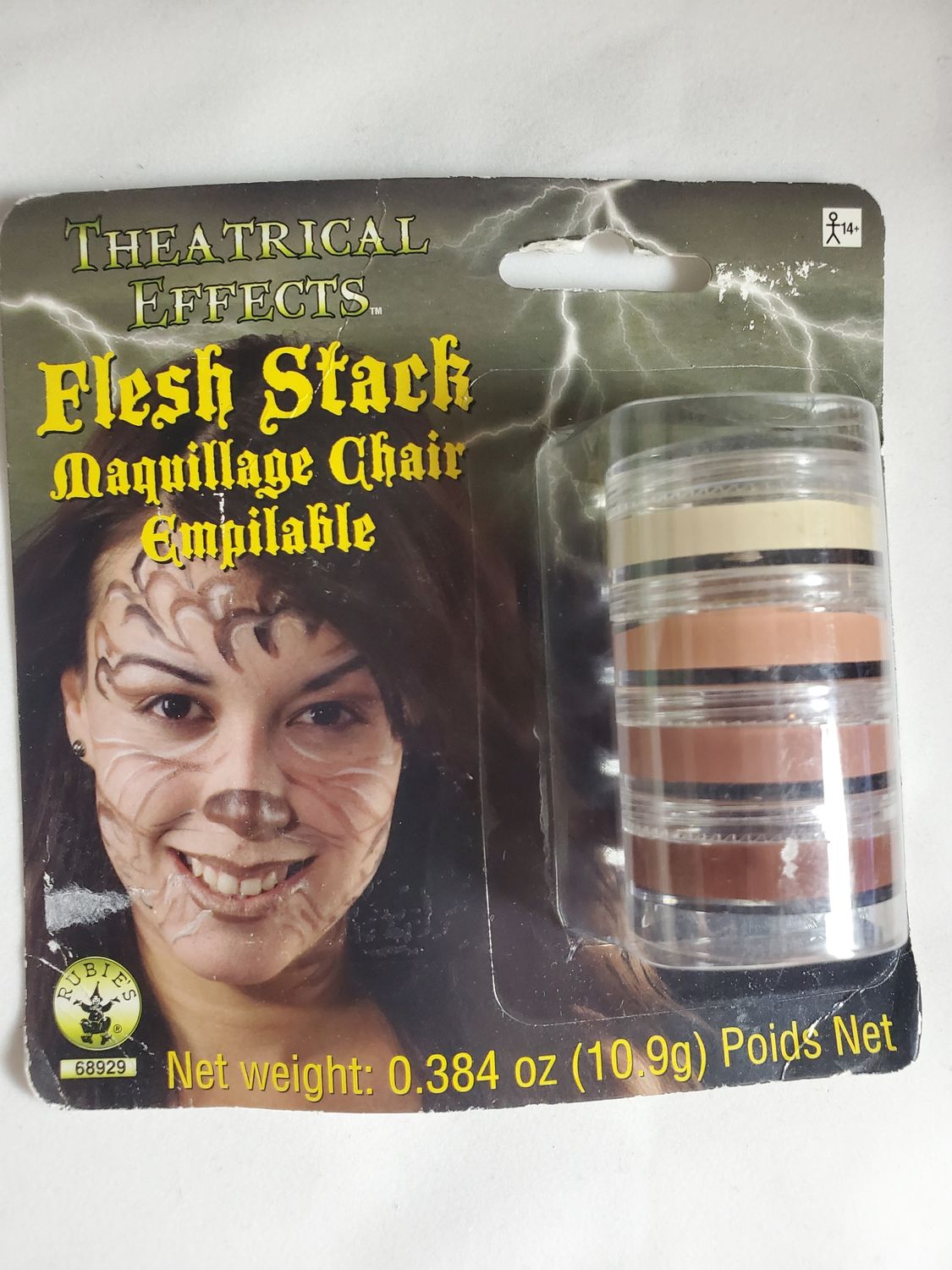 Themed Water Washable Make-up Stacks, Style: Flesh Stack