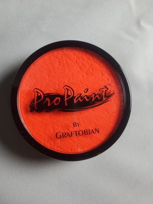 Graftobian Pro Paint Neon Hair Paint 1oz, Colours: Atomic Orange