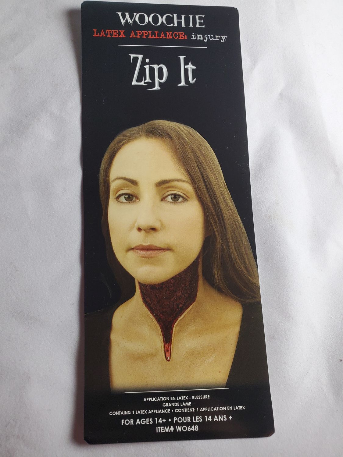 Woochie &quot;Zip-It &quot; Latex Appliance with real zipper