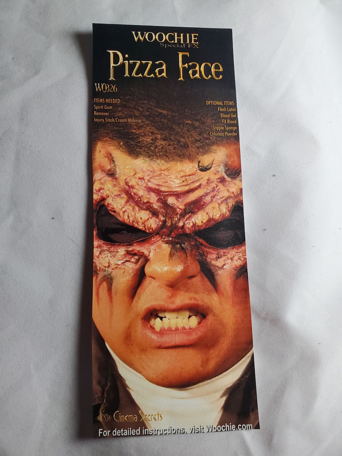 Woochie &quot;Pizza Face&quot; Latex Appliance