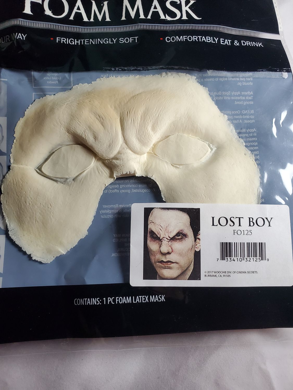 Woochie  Foam Latex Forehead Appliance - Lost Boy