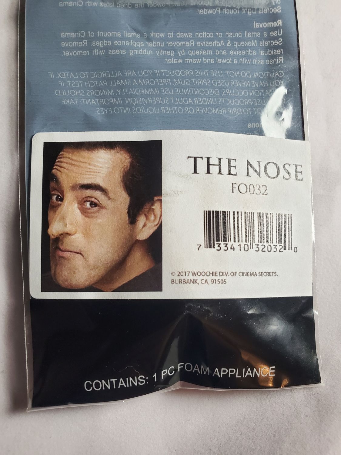 Woochie Small Foam Latex Appliance - Nose