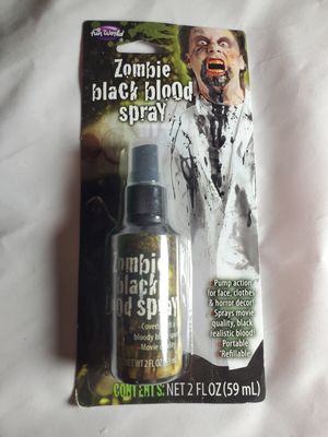 Zombie Black Blood Spray