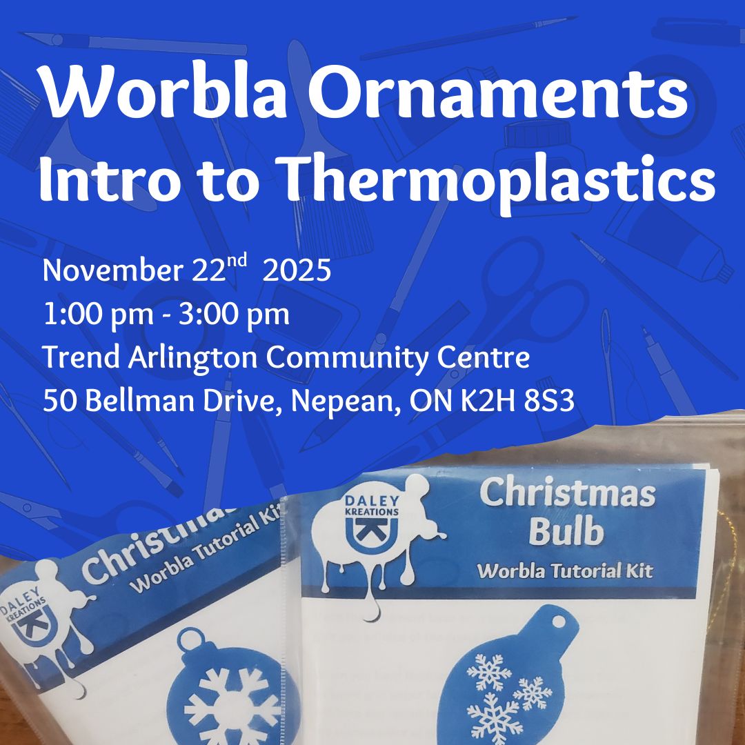 Worbla Ornament Workshop - November 22, 2025