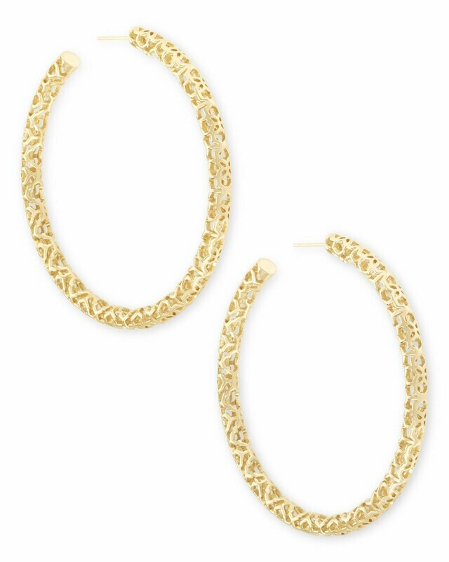 Kendra Scott Maggie Hoop Gold