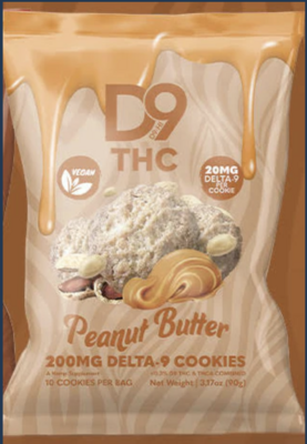 Delta9-THC Cookies (10ct- 20mg per cookie)