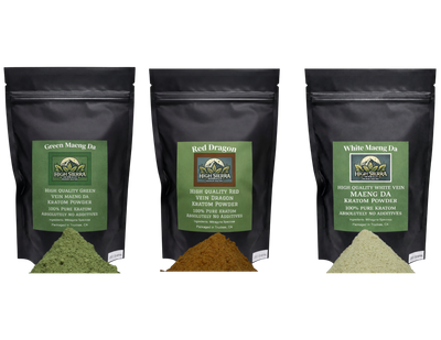 Sample Pack: Red, White and Green (Powder 1 oz of each)