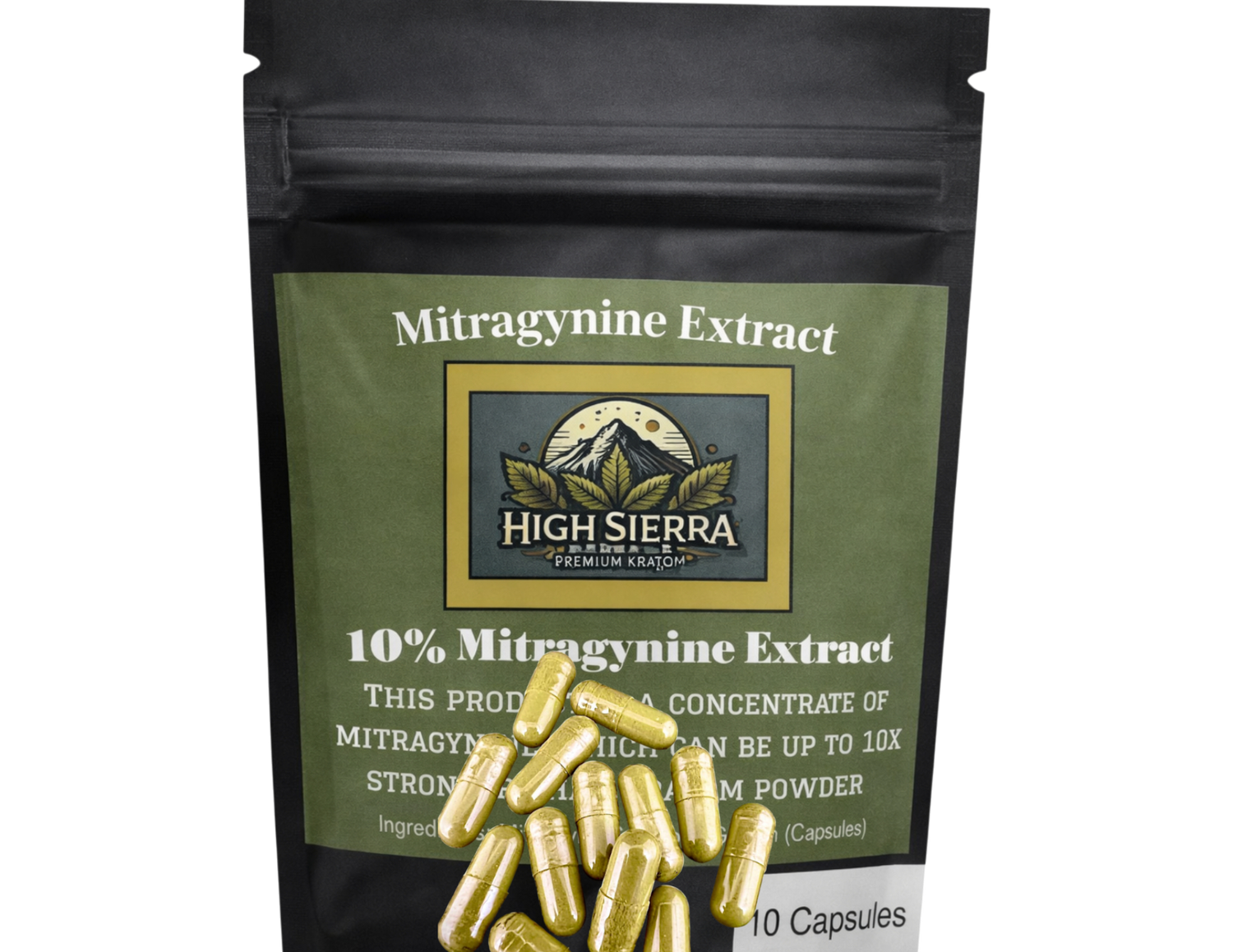 10% Mitragynine Extract Capsules (Daytime)