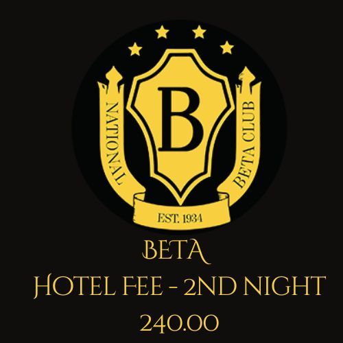 Beta hotel fee - 2nd night 