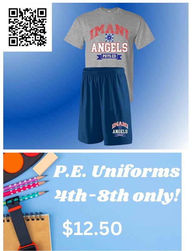 P.E. Uniform Shorts - 4th - 8th Grade ONLY!