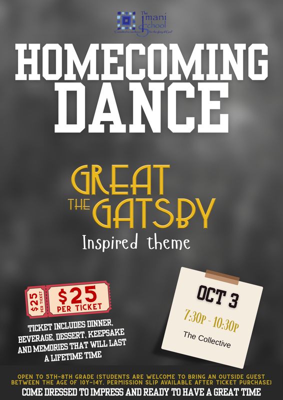 Homecoming Dance 2025 - 5th - 8th Grade ONLY