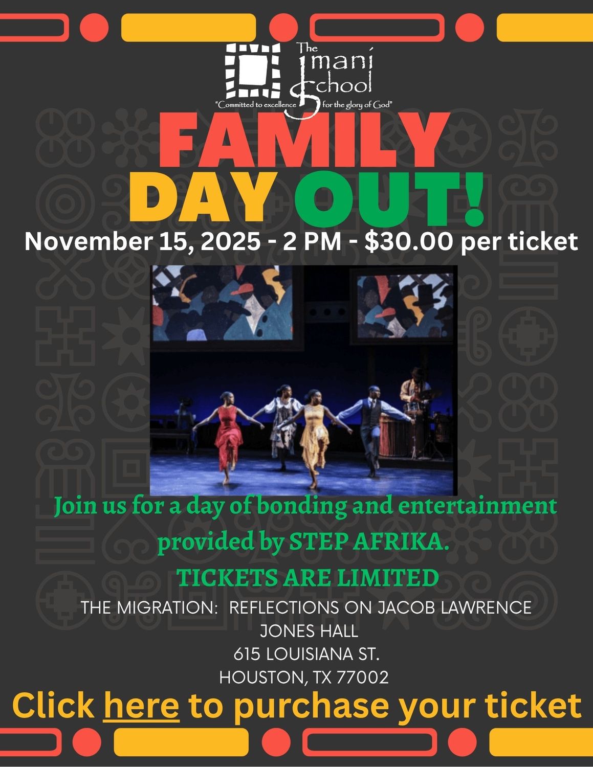 STEP AFRIKA - The  Migration Reflections on Jacob Lawrence - Family Day Out!