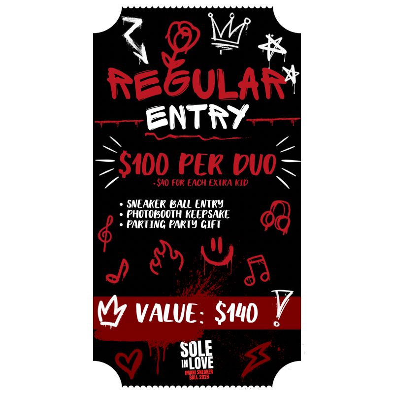 Sole in Love - Regular Entry - PRESALE - Mother /Son Sneaker Ball