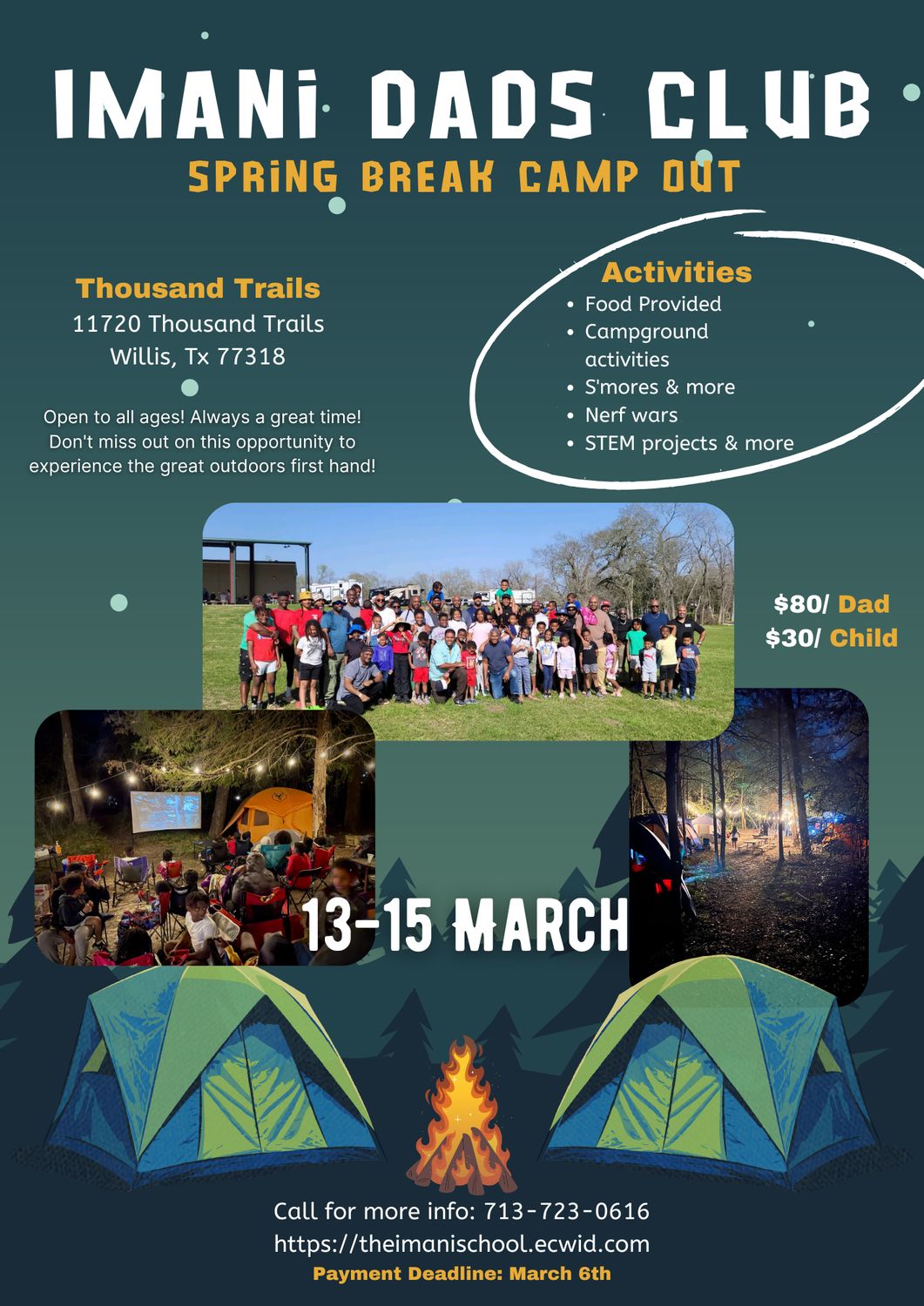 Dad's Club Camp Out - Child