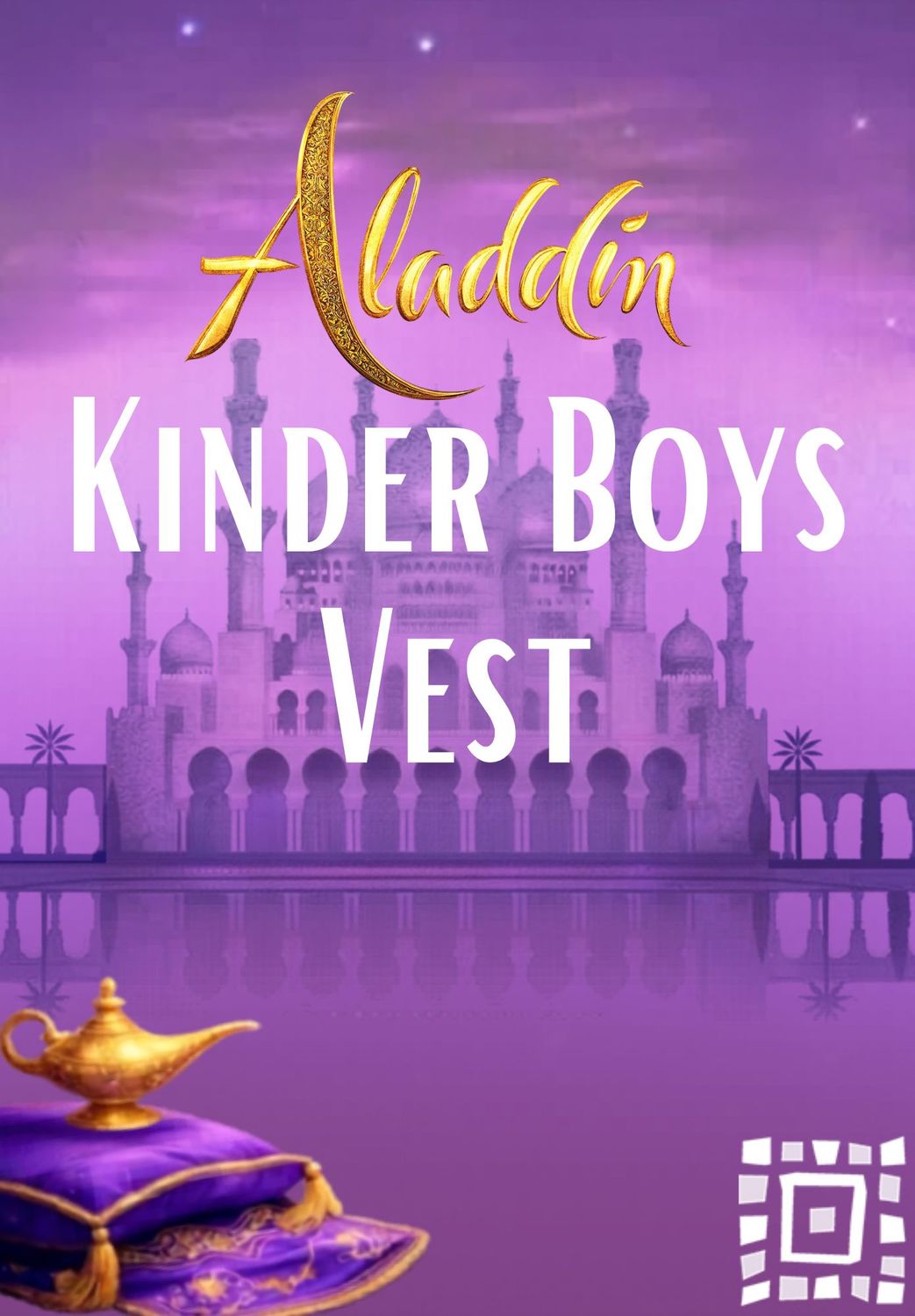 Kindergarten Boys Vest - Aladdin Costume