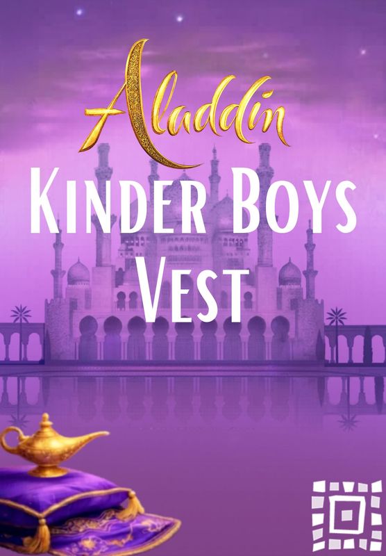 Kindergarten Boys Vest - Aladdin Costume