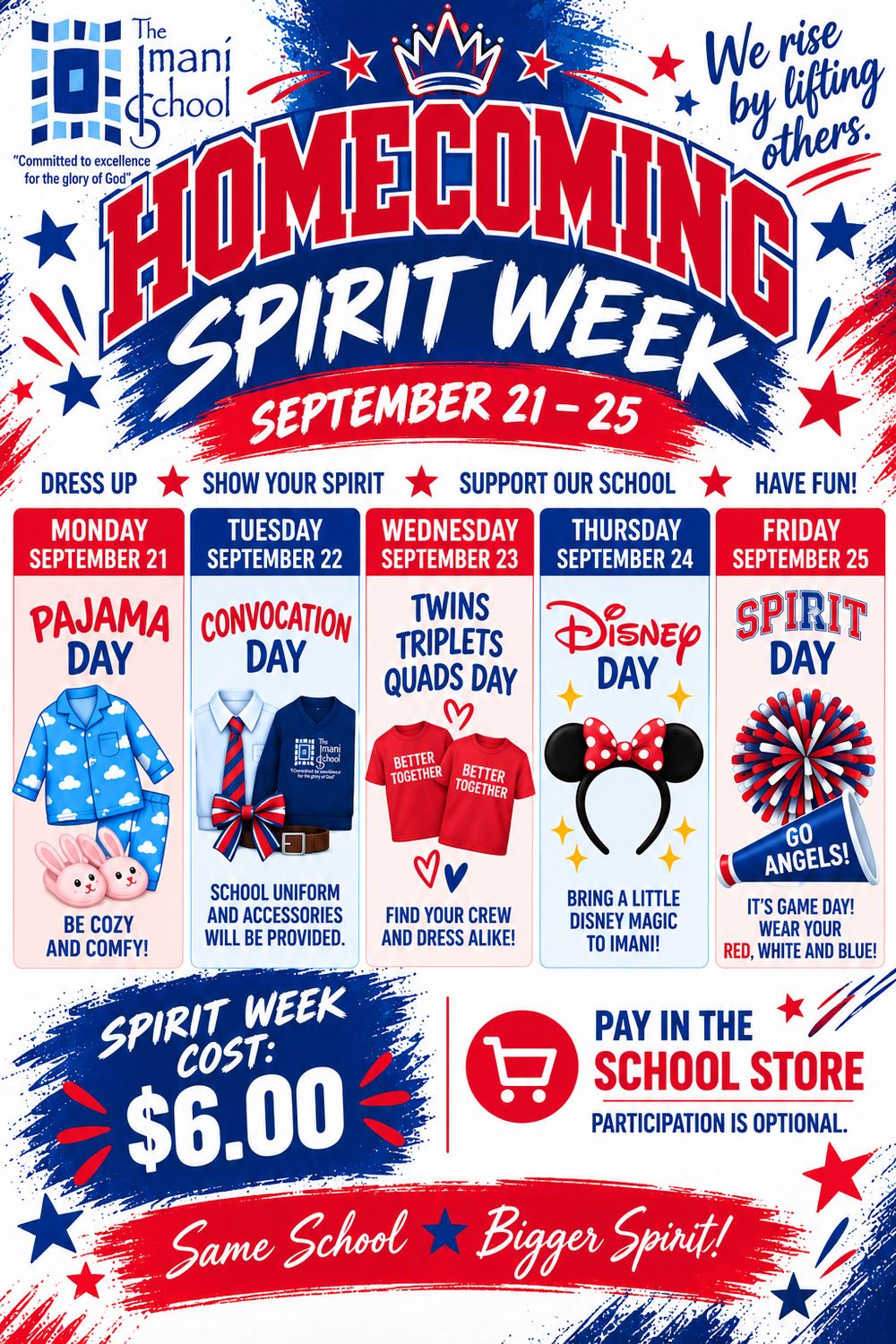 Homecoming Spirit Week - Prek3 - 8th Grade