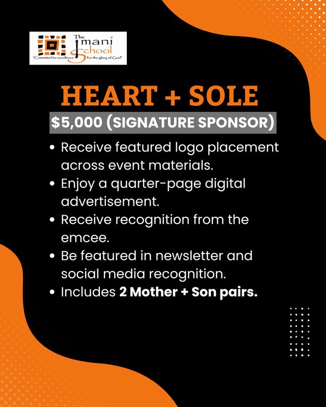 Laced in Love - Sneaker Ball - Heart &amp; Sole -  Signature Sponsor - $5000