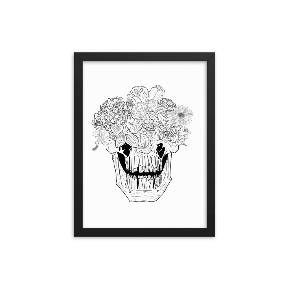 A Brain Bouquet - Framed