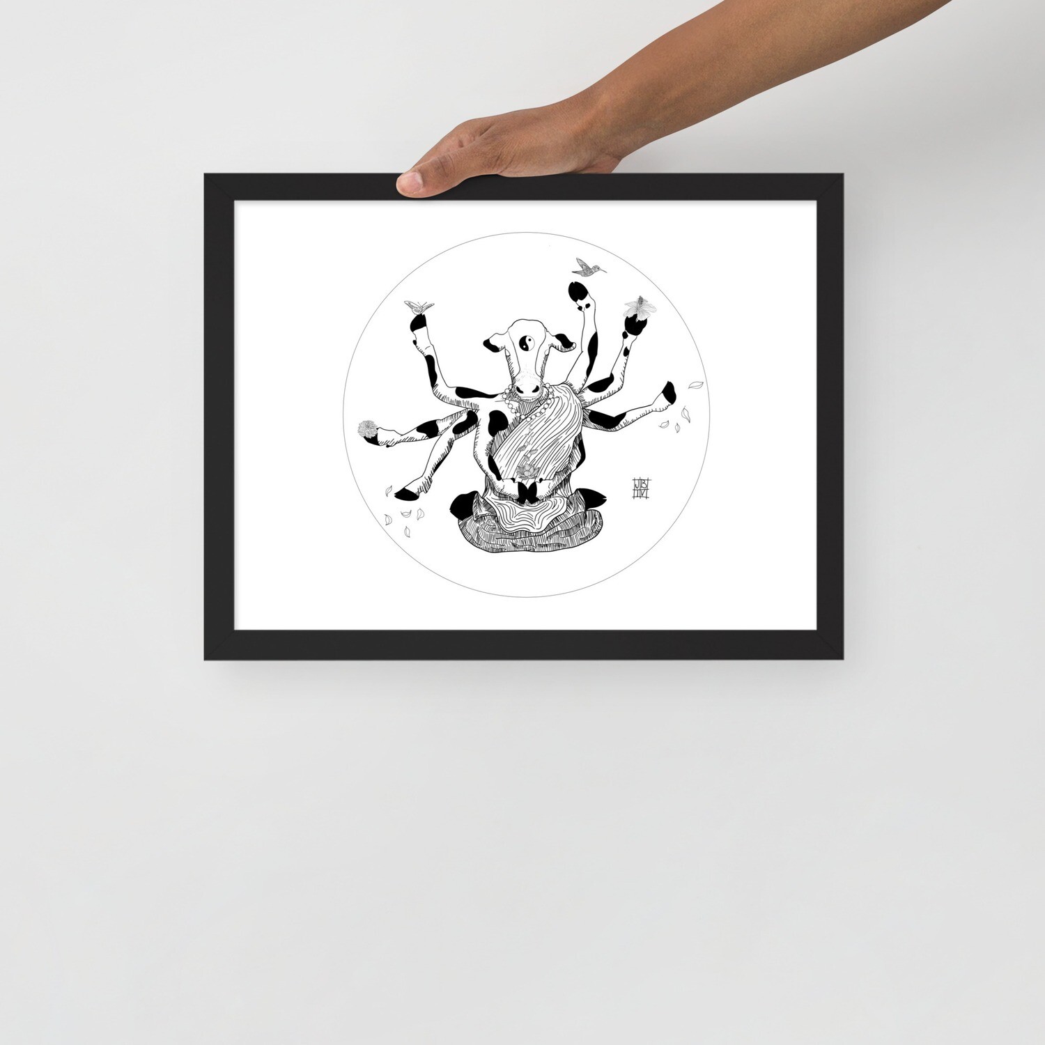 The Quiet Observer - Framed