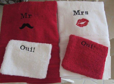 Set de serviettes et gants