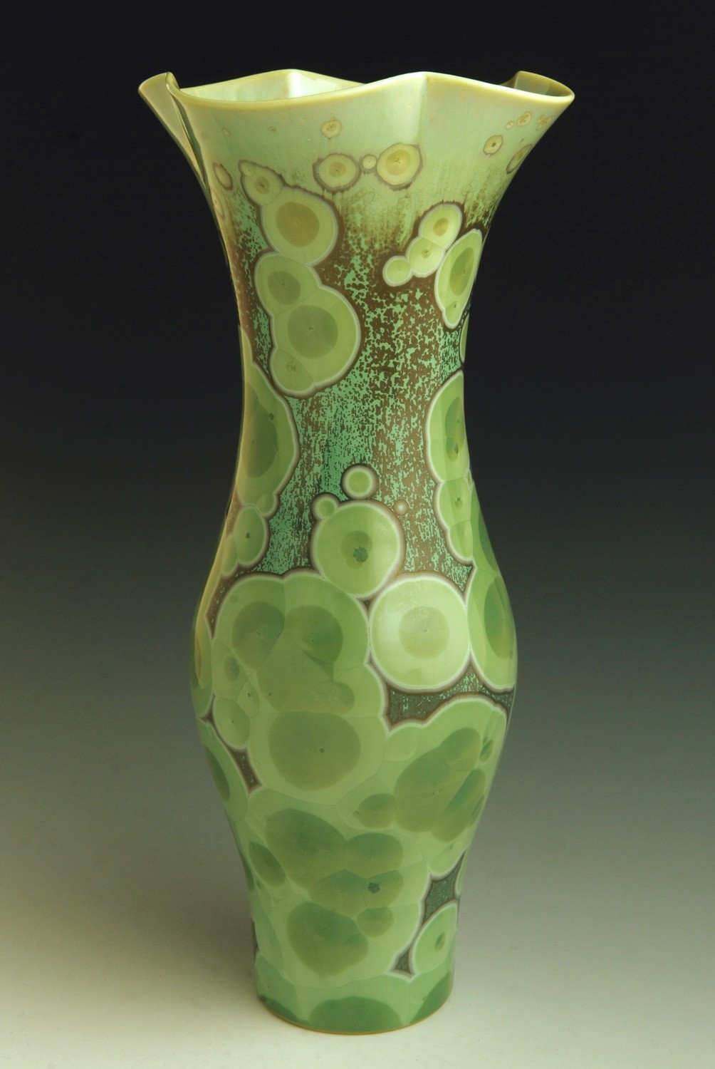 Green Vase 12&quot;