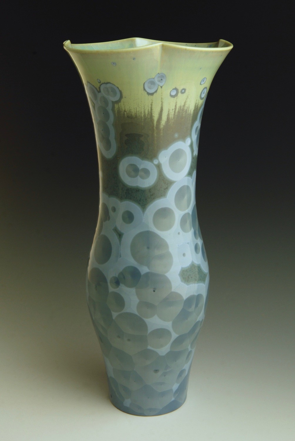 Blue Vase 12 ¾&quot;