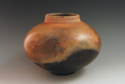 Burnished Pot  6&quot;