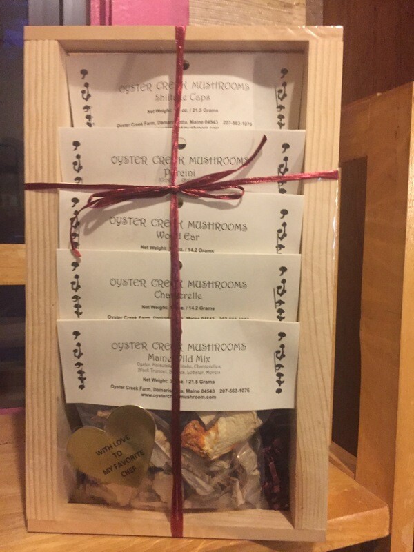 Five Wild Mushroom Gift Basket