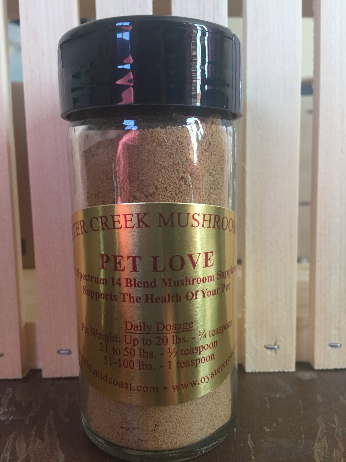 Pet Love -14 Blend Mushroom Supplement 2 oz