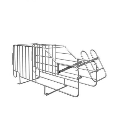 Estructura de cama de parto con comedero Estructura de cama de parto con comedero