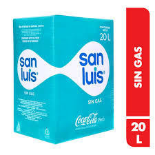 Agua San Luis en Caja de 20L