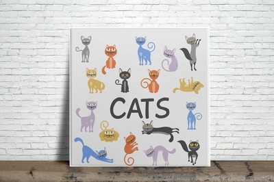 Azulejo Decorativo Cats