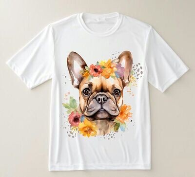 Camiseta Bulldog Floral