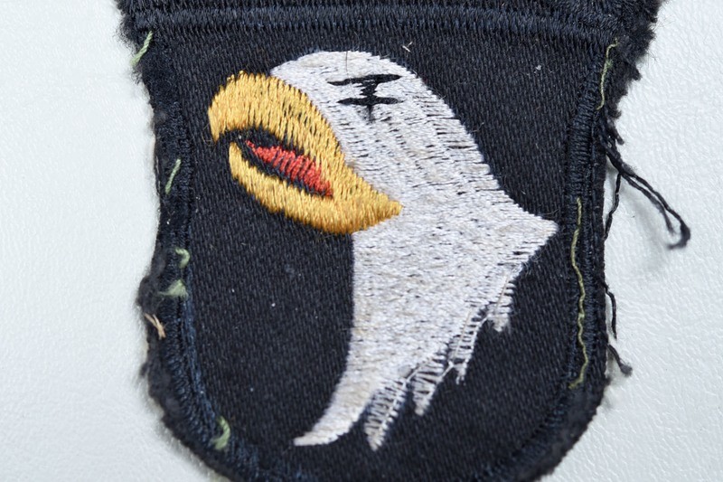 VIETNAM WAR 101st AIRBORNE SHOULDER PATCH - IN-COUNTRY MADE, MACHINE EMBROIDERED