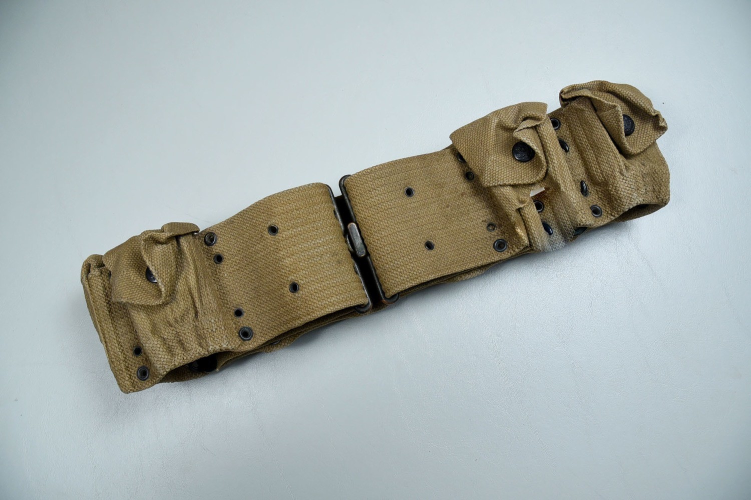WWI U.S. MODEL 1903 CARTRIDGE BELT w/EAGLE SNAPS