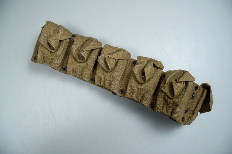 WWI U.S. MODEL 1903 CARTRIDGE BELT w/EAGLE SNAPS