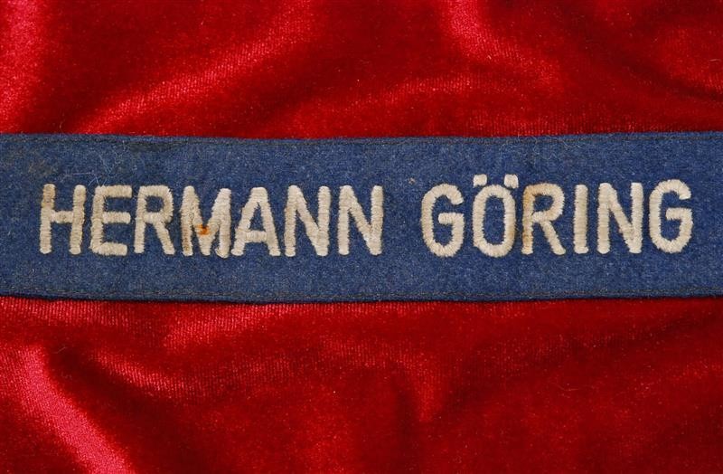 WWII GERMAN LUFTWAFFE HERMANN GORING DIVISION CUFF TITLE