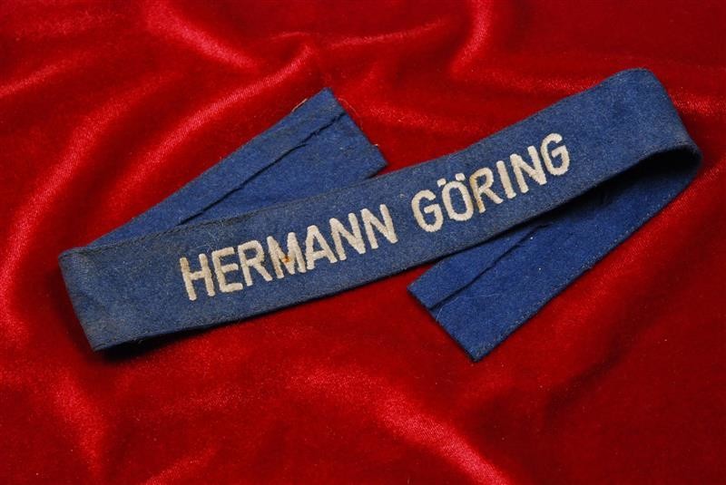 WWII GERMAN LUFTWAFFE HERMANN GORING DIVISION CUFF TITLE