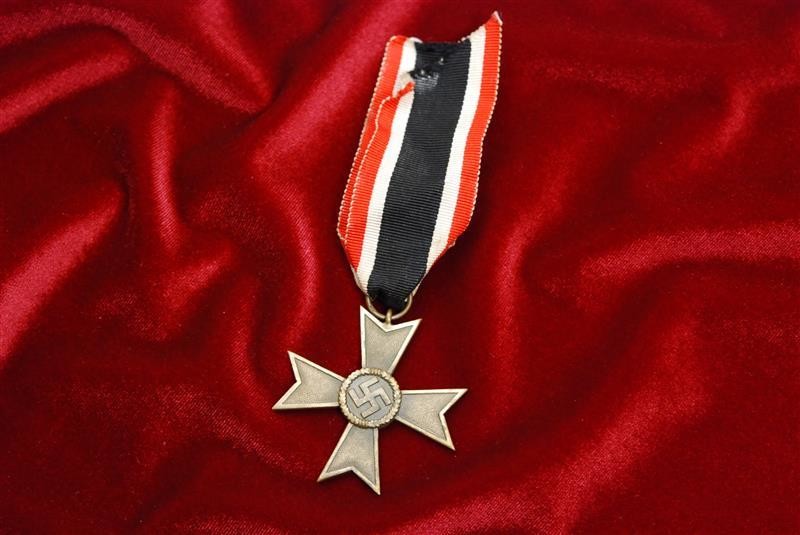 WWII GERMAN 1939 WAR SERVICE CROSS 2nd CLASS w/o SWORDS - MARKED &quot;65&quot;