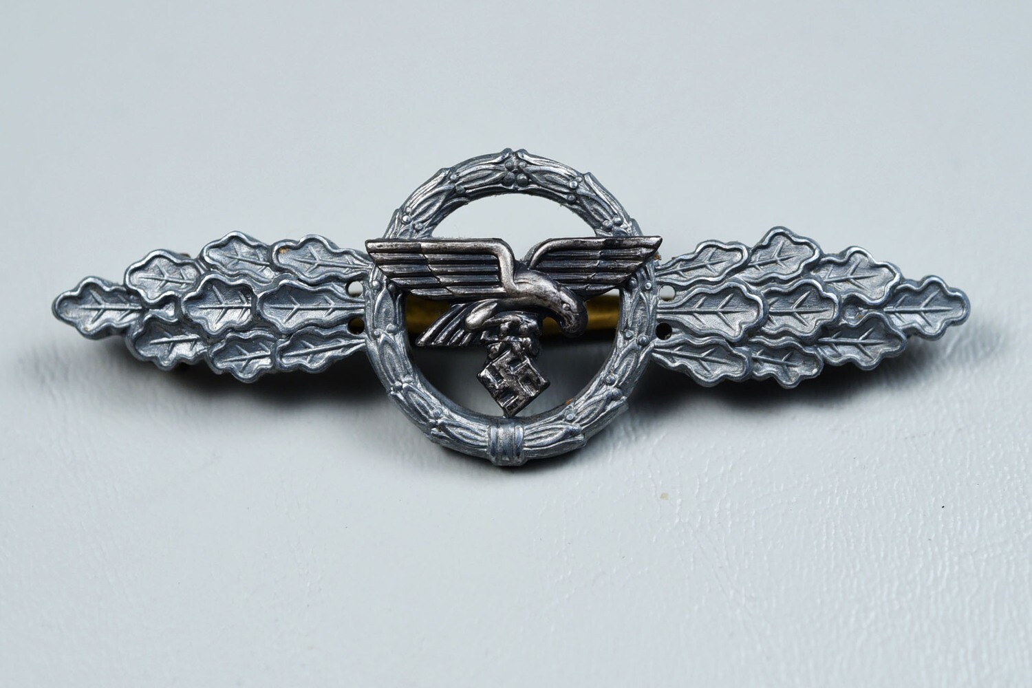 WWII GERMAN LUFTWAFFE TRANSPORT FLIGHT CLASP IN SILVER